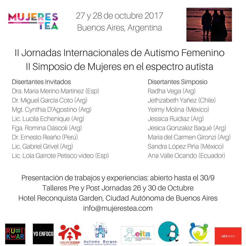 II Jornadas Internacioanales de Autismo FemeninoII Simposio de Mujeres en el espectro autista